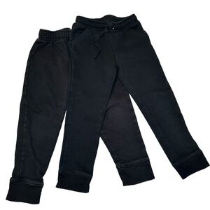 Cat and Jack black 4T joggers. 2 pairs.